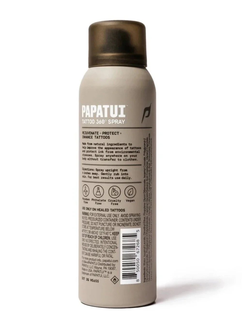 PAPATUT Tattoo 360° Spray X2